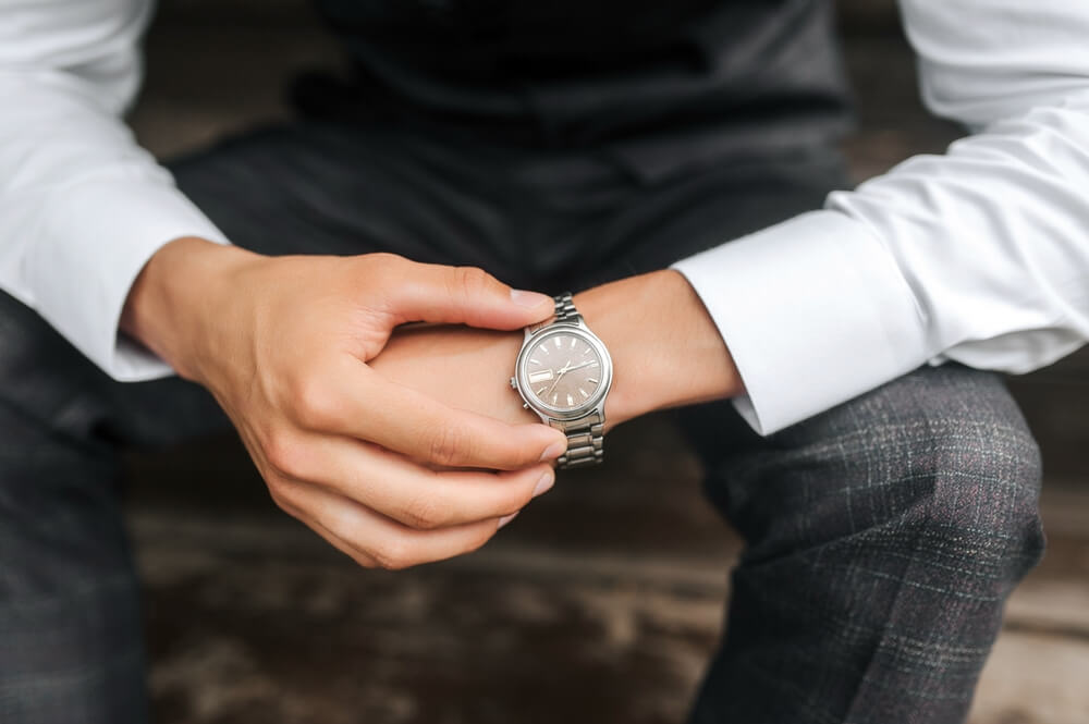 montre à bracelet
